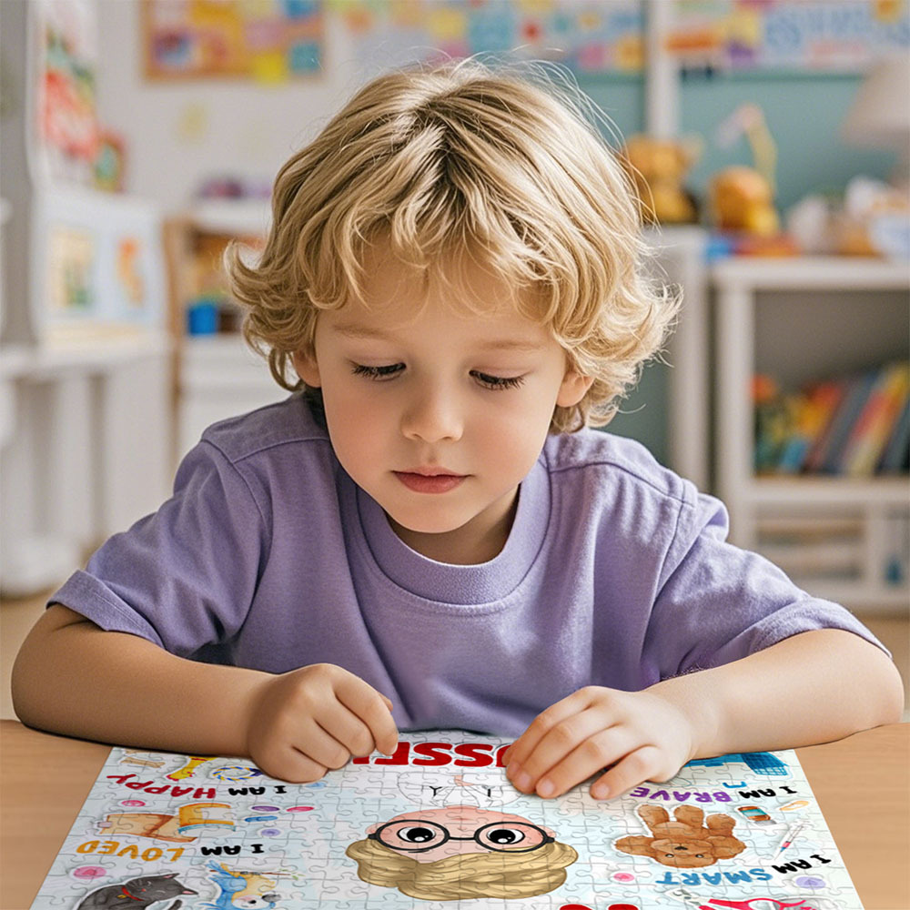 Benutzerdefiniertes Puzzle „mein Traumjob“-puzzle, Personalisiertes Puzzle-geschenk Für Kinder - dephotoblanket