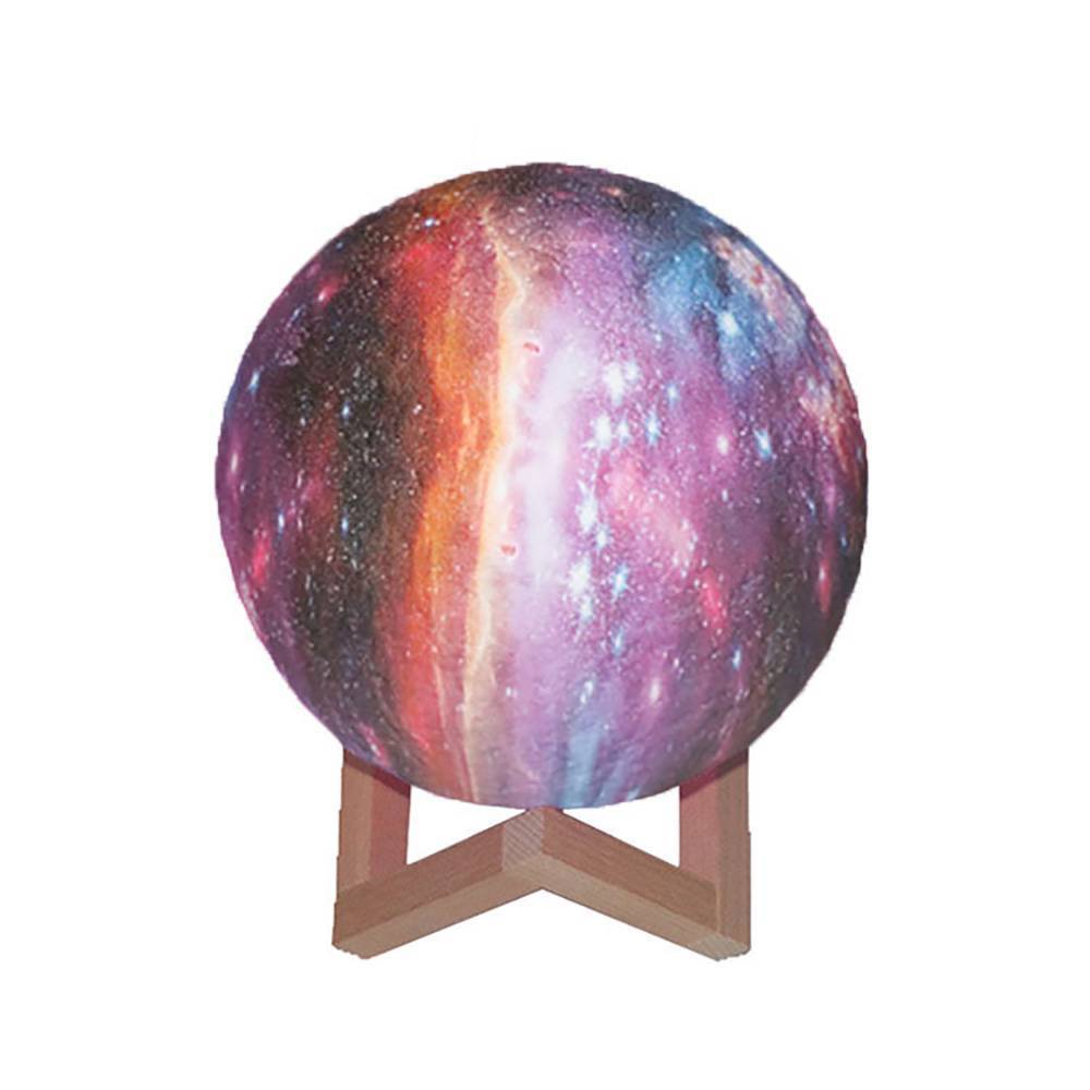 Creative Moon Lamp 3D Printing Moon Light Colorful - Remote Control Sixteen Colors (10-20cm) - dephotoblanket