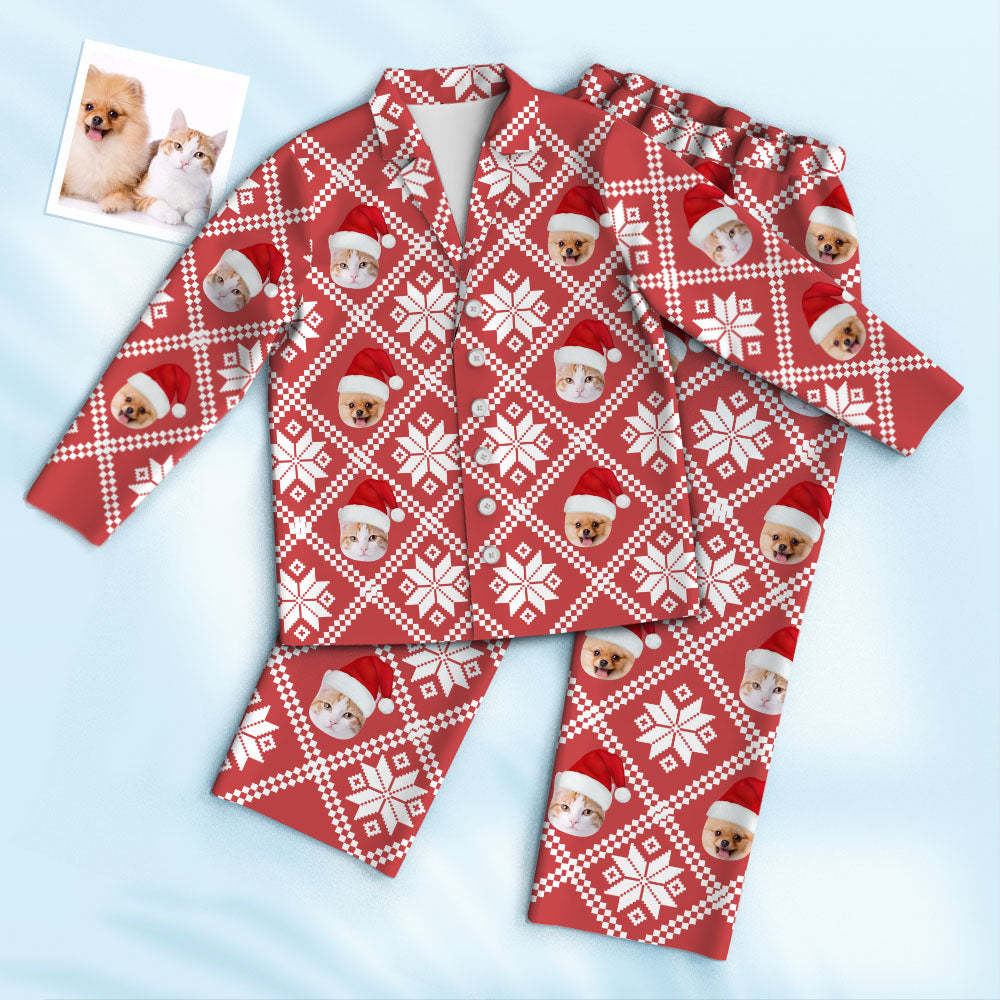 Weihnachtsgeschenke, Individuelles Foto, Gesichts-pyjama, Weihnachtsatmosphäre, Kreative Geschenke - dephotoblanket