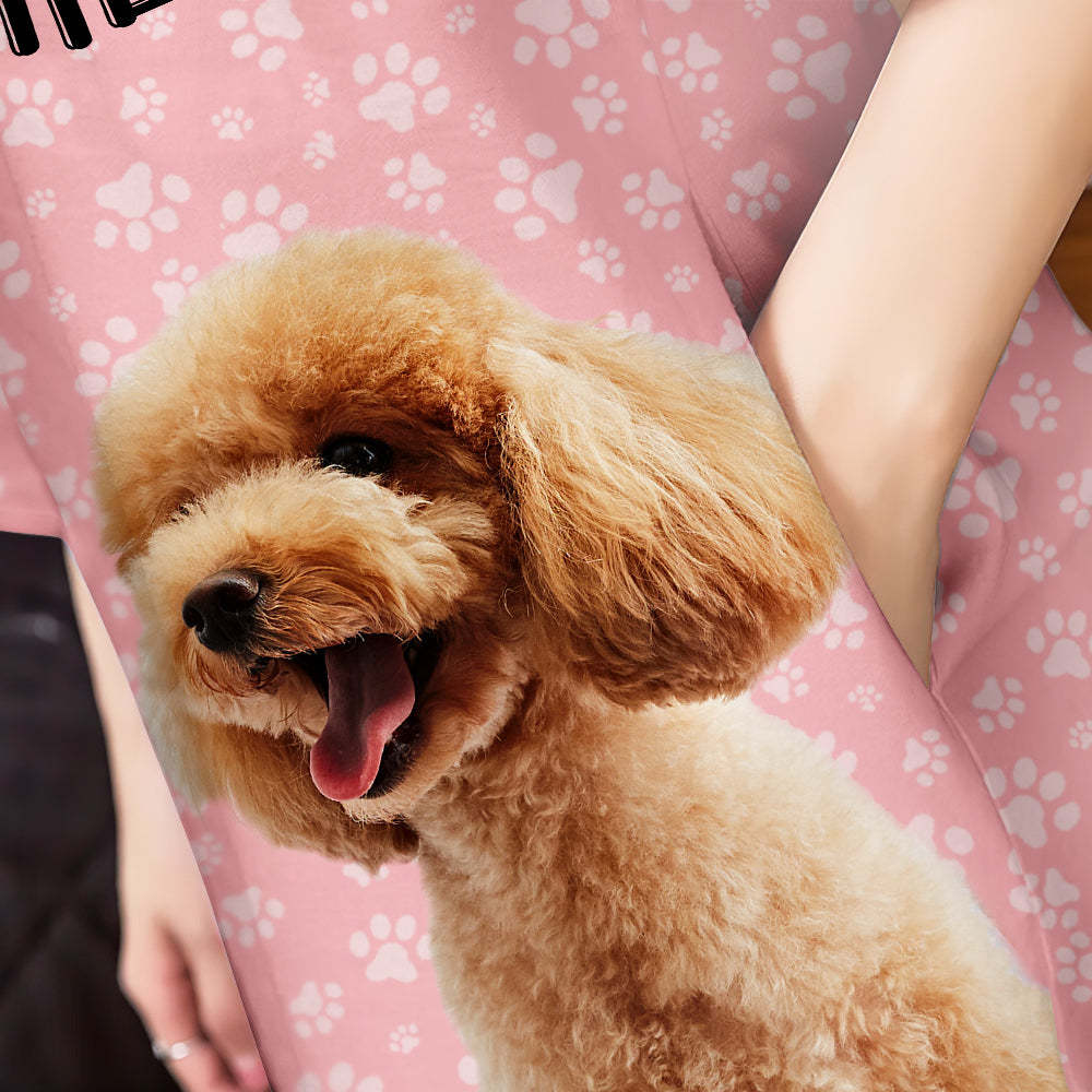 Individuelles Nachthemd Mit Foto Und Namen, Personalisiertes Damen-nachthemd In Übergröße, Fußabdruck, Geschenke Für Sie - dephotoblanket