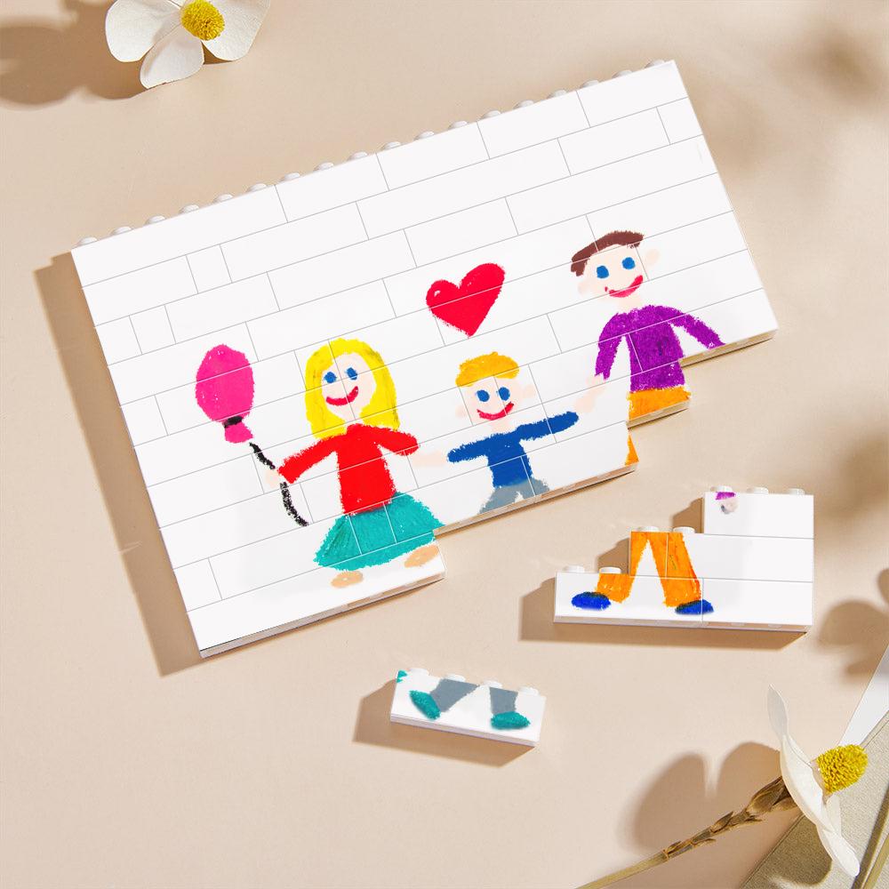 Benutzerdefinierte Fotobausteine für Kinder Im Graffiti-stil Laden Sie Ihre Kinder Hoch Graffiti Perfektes Geschenk Für Kinder