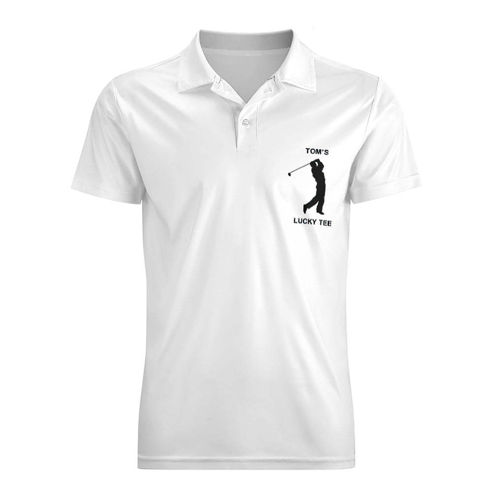 Herren-poloshirt Mit Individuellem Namen, Personalisierte Golf-shirts - dephotoblanket