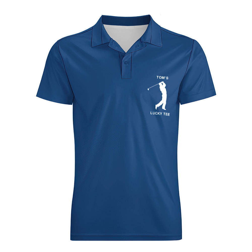 Herren-poloshirt Mit Individuellem Namen, Personalisierte Golf-shirts - dephotoblanket