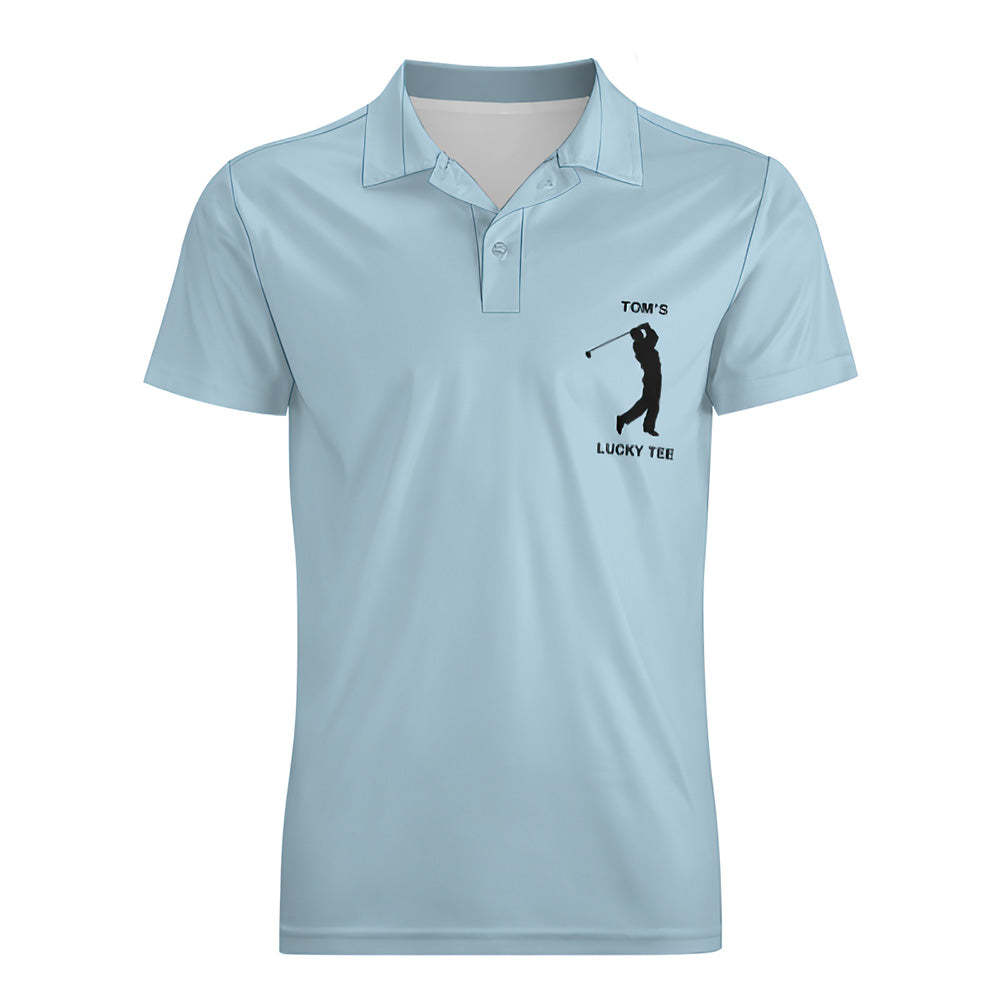 Herren-poloshirt Mit Individuellem Namen, Personalisierte Golf-shirts - dephotoblanket