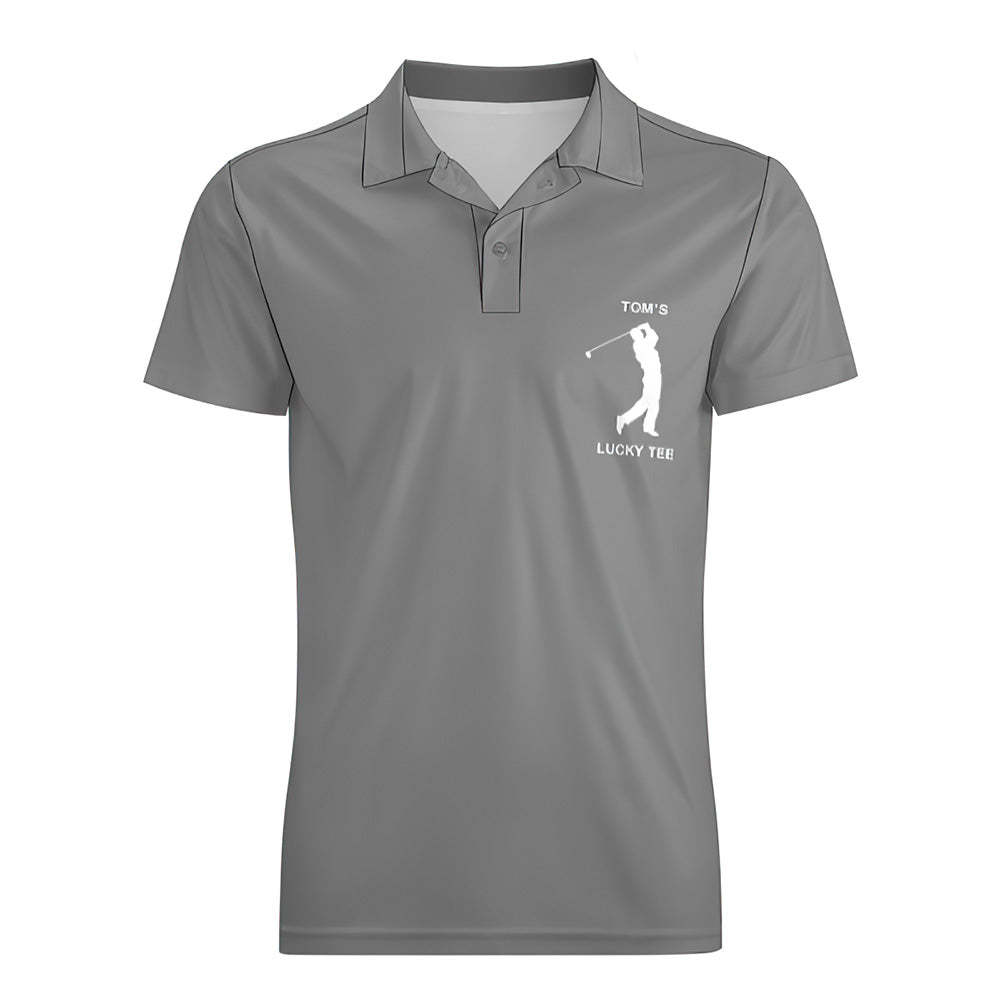 Herren-poloshirt Mit Individuellem Namen, Personalisierte Golf-shirts - dephotoblanket