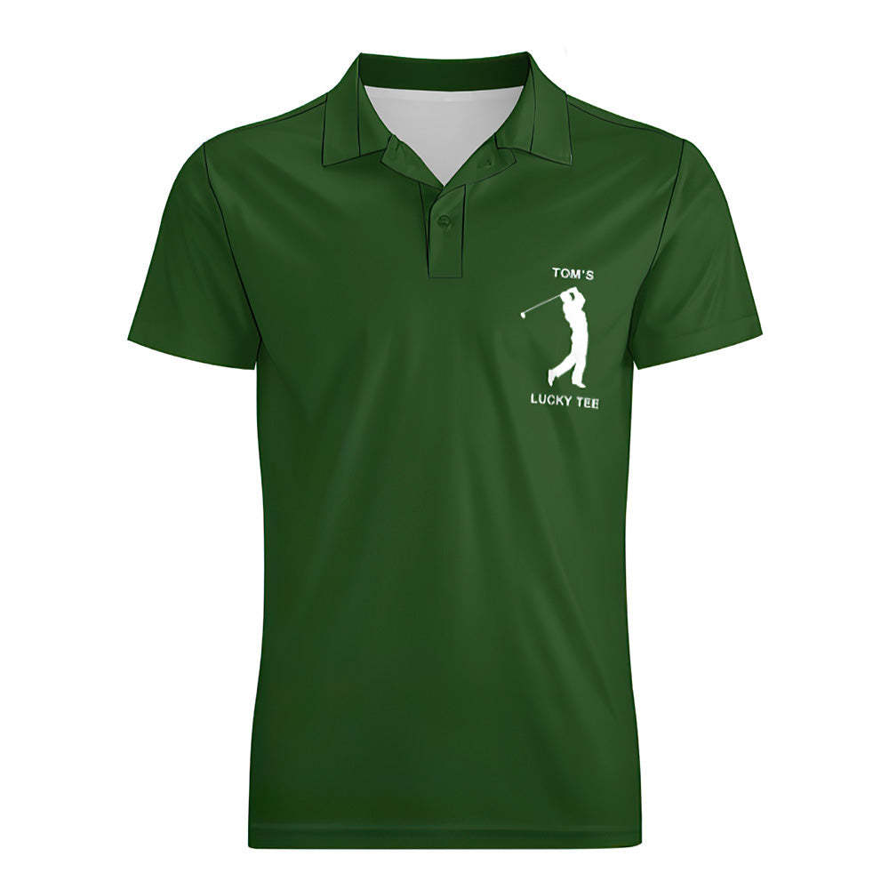 Herren-poloshirt Mit Individuellem Namen, Personalisierte Golf-shirts - dephotoblanket
