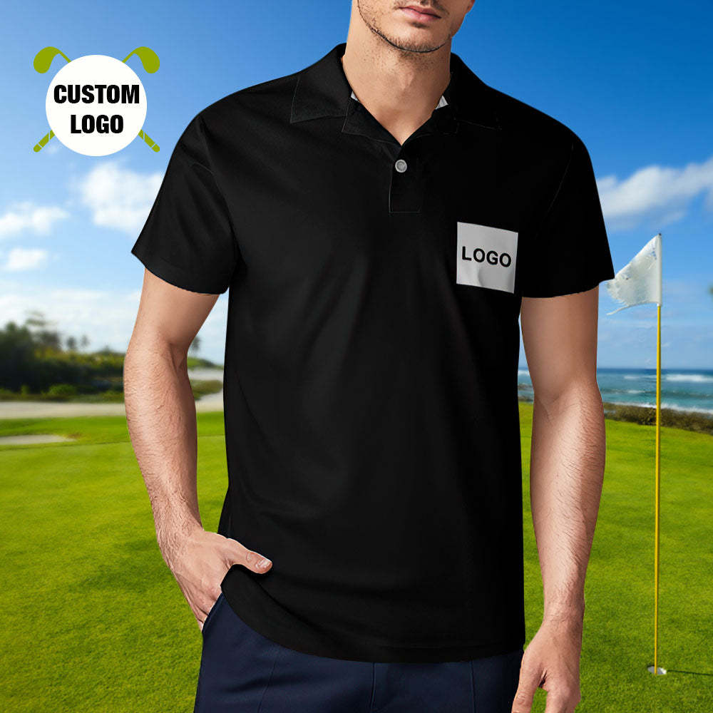 Herren-poloshirt Mit Individuellem Logo, Personalisierte Golf-shirts - dephotoblanket