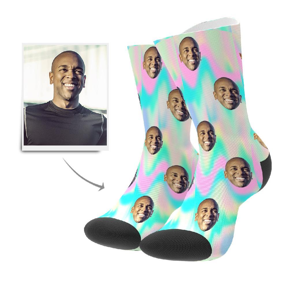 Fantasie Stil Gesicht Socken Bedrucken mit Foto