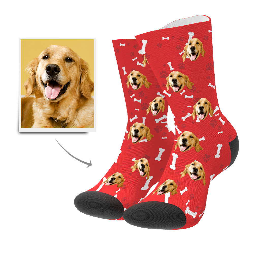 Personalisierte Socken Mit Gesicht Fotosocken Hund Haustier Gesicht Socken Haustier Liebhaber Geschenk