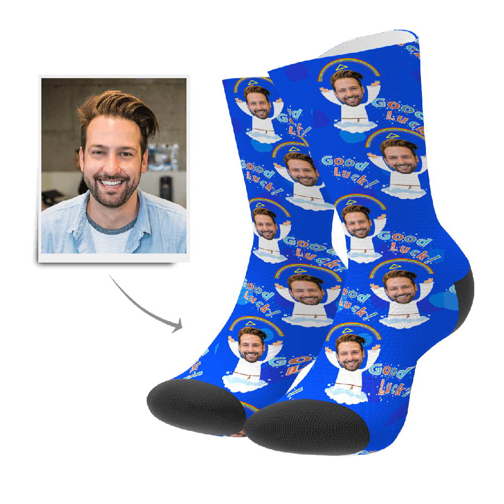 Personalisierte Gesicht Socken - Winkel