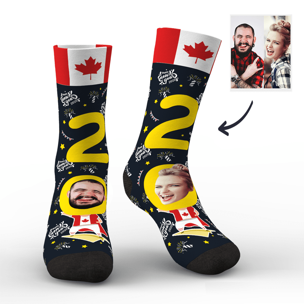 Weihnachts Socken Weihnachtsgeschenk Foto Socken Personalisiert Gesicht Socken