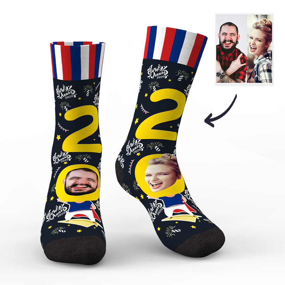 Weihnachts Socken Weihnachtsgeschenk Foto Socken Personalisiert Gesicht Socken