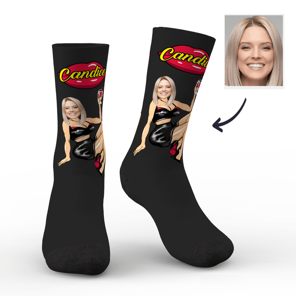 Weihnachts Socken Weihnachtsgeschenk Foto Socken Personalisiert Gesicht Socken