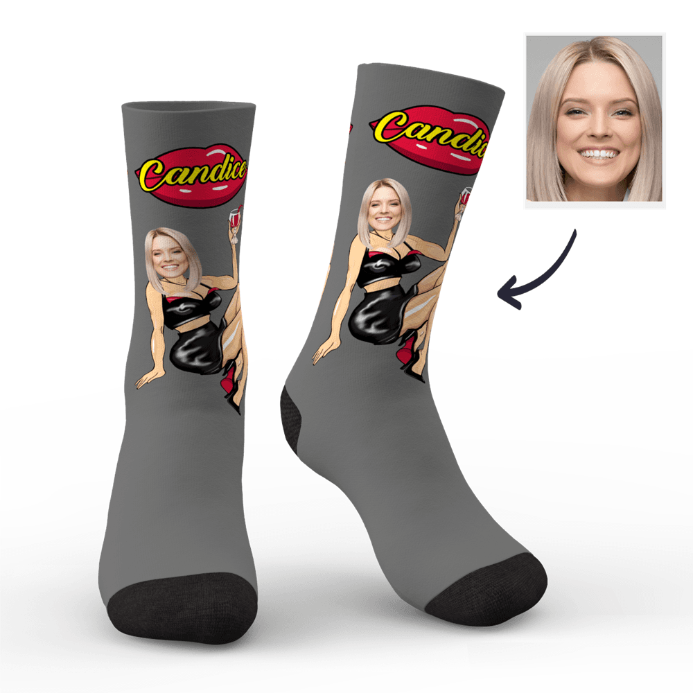 Weihnachts Socken Weihnachtsgeschenk Foto Socken Personalisiert Gesicht Socken