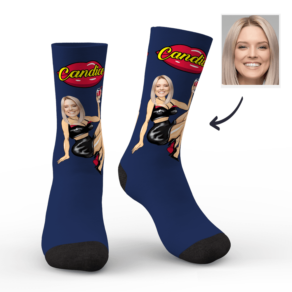 Weihnachts Socken Weihnachtsgeschenk Foto Socken Personalisiert Gesicht Socken