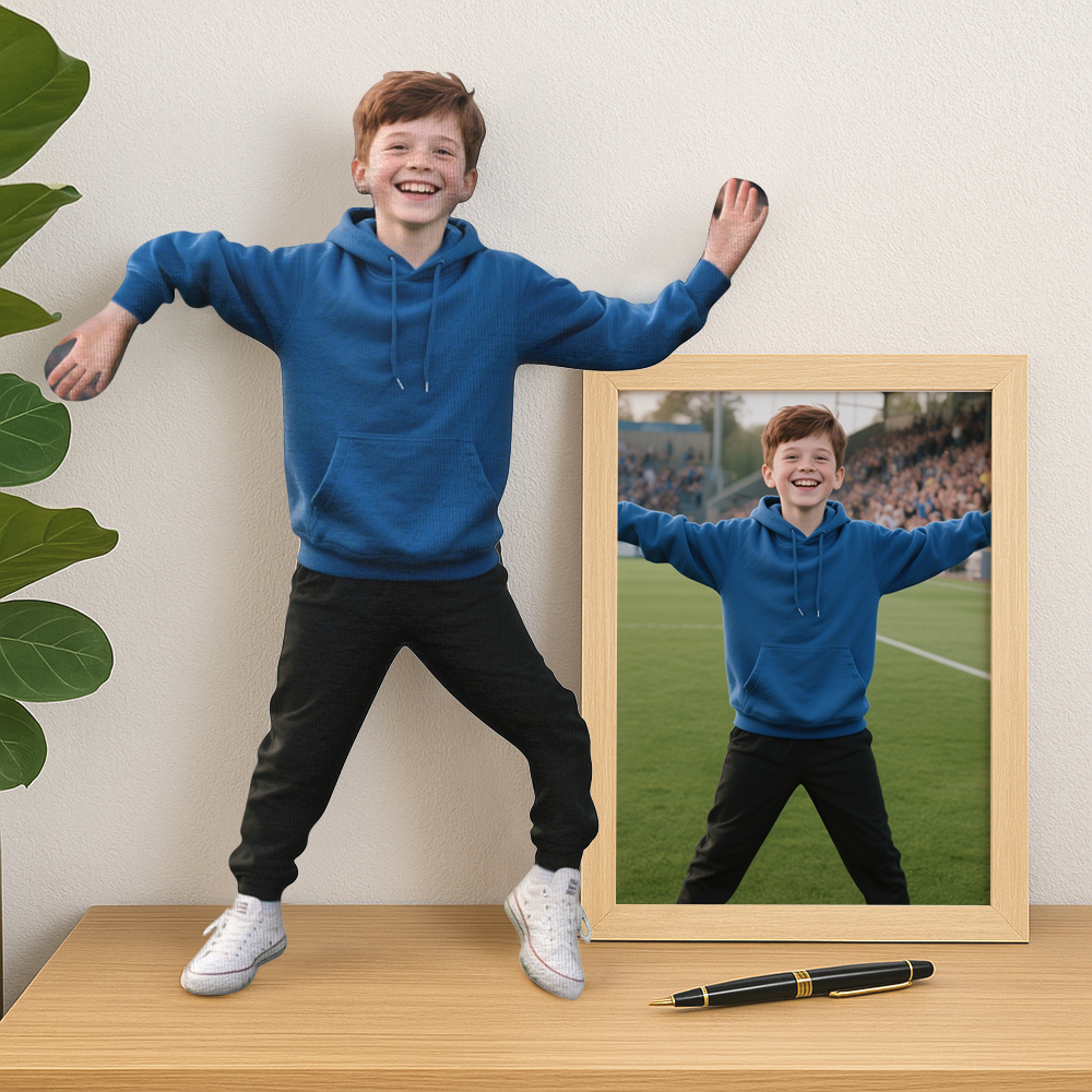 Personalisierte Fotopuppe Drehbarer Mini Me Puppen Schlüsselanhänger, Lustiger Taschenanhänger