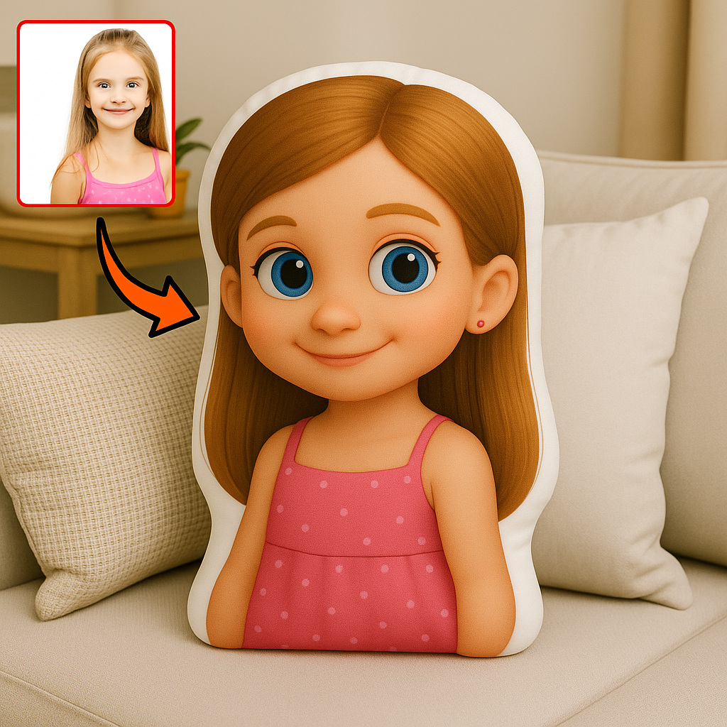 Benutzerdefinierte Gesicht Körper Kissen 3d Cartoon Wurfkissen Home Decor Geschenk - dephotoblanket