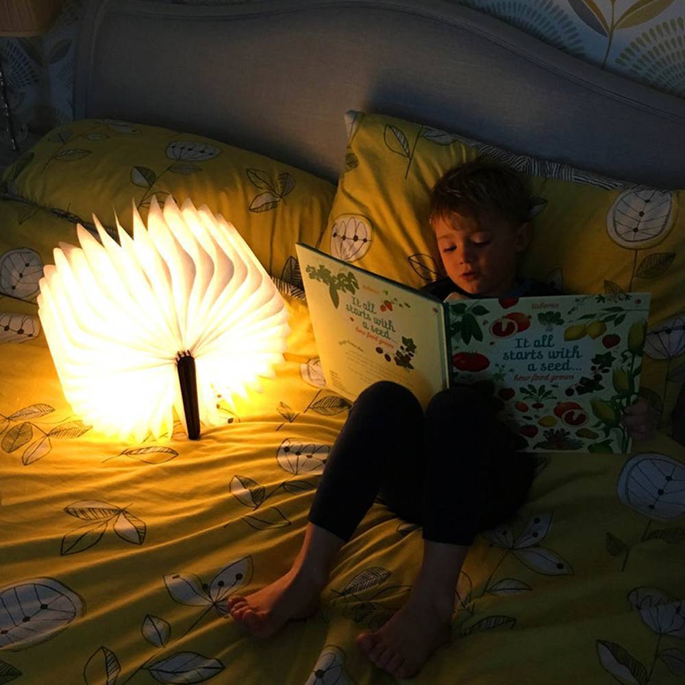 Benutzerdefiniertes Magisches Buchlicht, Buchförmiges Licht, Dekorative Lampe, Baby-geschenk-leselicht - dephotoblanket