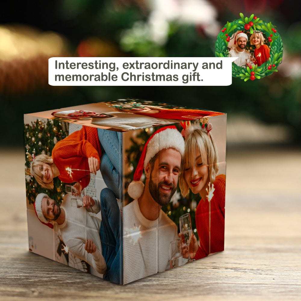 Weihnachtsgeschenke Foto Rubic's Cube Individuelle Fotowürfel-geschenke Für Paare - dephotoblanket