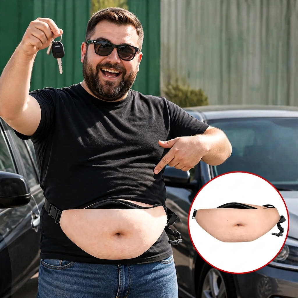 Witzige Bauch- Und Bauchmuskel-Bauchtasche – Realistischer Körperdruck, Originelles Geschenk Für Freunde Und Familie, Geburtstag, Weihnachten Und Party - dephotoblanket