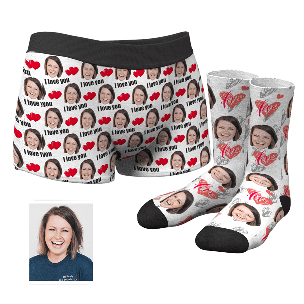 Foto Socken Gesicht Socken Personalisierte Gesicht Boxershorts Unterhose