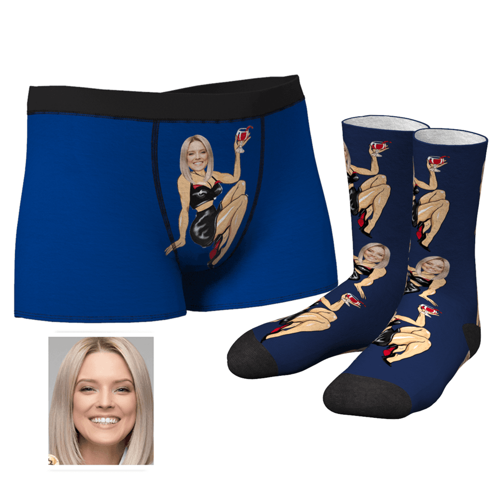 Foto Socken Gesicht Socken Personalisierte Gesicht Boxershorts Unterhose