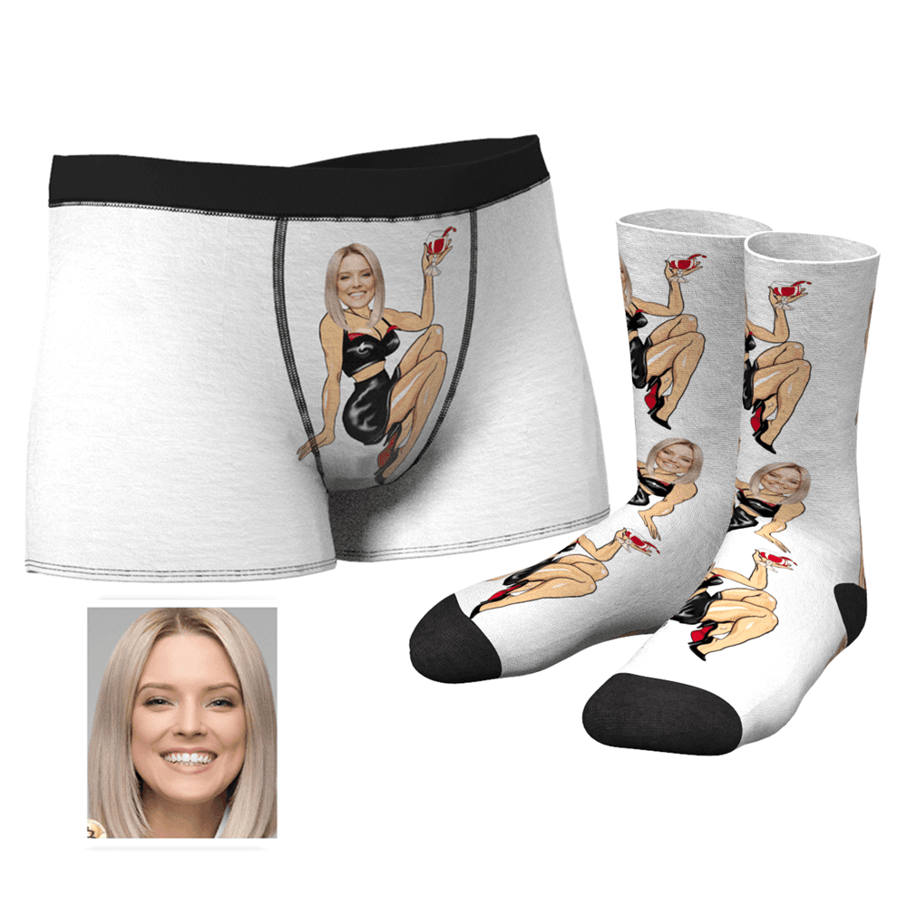 Foto Socken Gesicht Socken Personalisierte Gesicht Boxershorts Unterhose