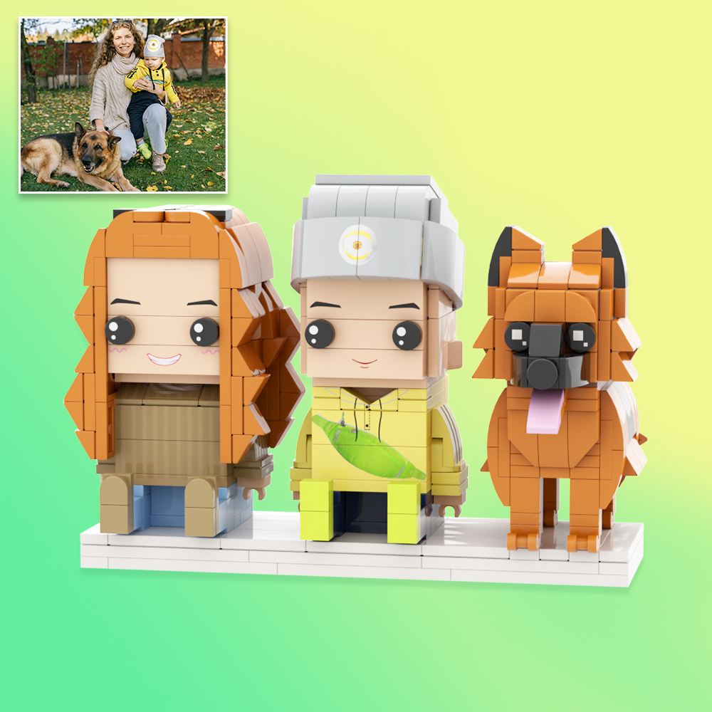 Individuell Gestaltbare Ganzkörper-bausteinfiguren, Personalisierte Sitzende Bausteinfiguren, Universelles Steckspielzeug Aus Kunststoff, Geschenkideen Zu Weihnachten Für Ihre Liebsten - dephotoblanket