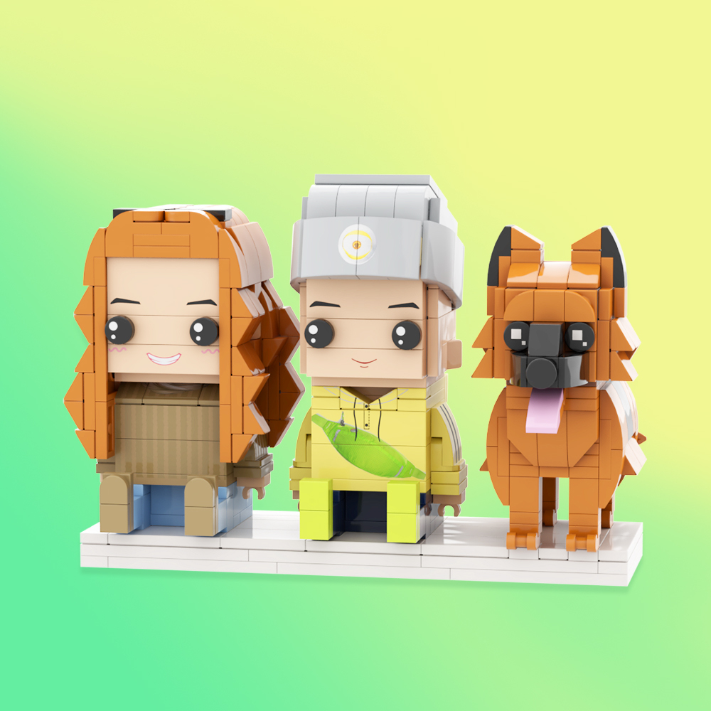 Individuell Gestaltbare Ganzkörper-bausteinfiguren, Personalisierte Sitzende Bausteinfiguren, Universelles Steckspielzeug Aus Kunststoff, Geschenkideen Zu Weihnachten Für Ihre Liebsten - dephotoblanket