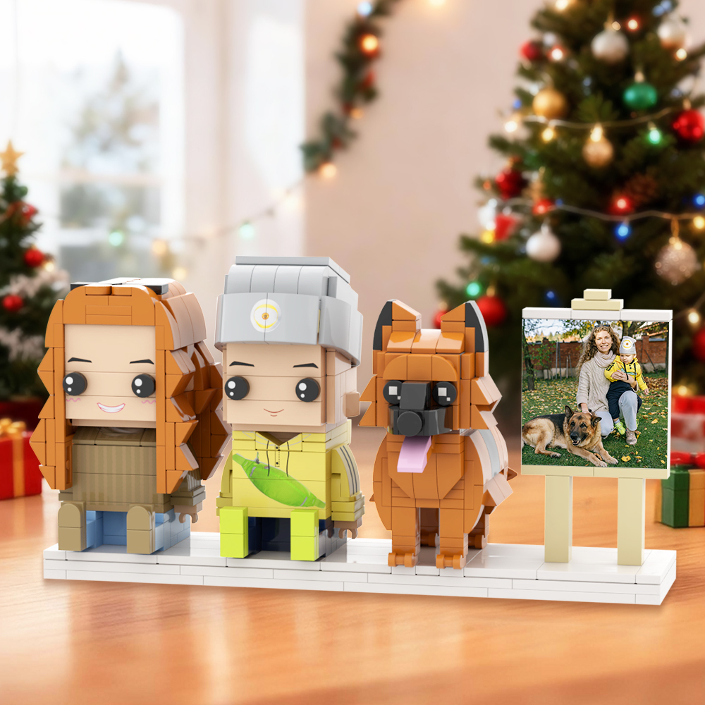 Individuell Gestaltbare Ganzkörper-bausteinfiguren, Personalisierte Sitzende Bausteinfiguren, Universelles Steckspielzeug Aus Kunststoff, Geschenkideen Zu Weihnachten Für Ihre Liebsten - dephotoblanket