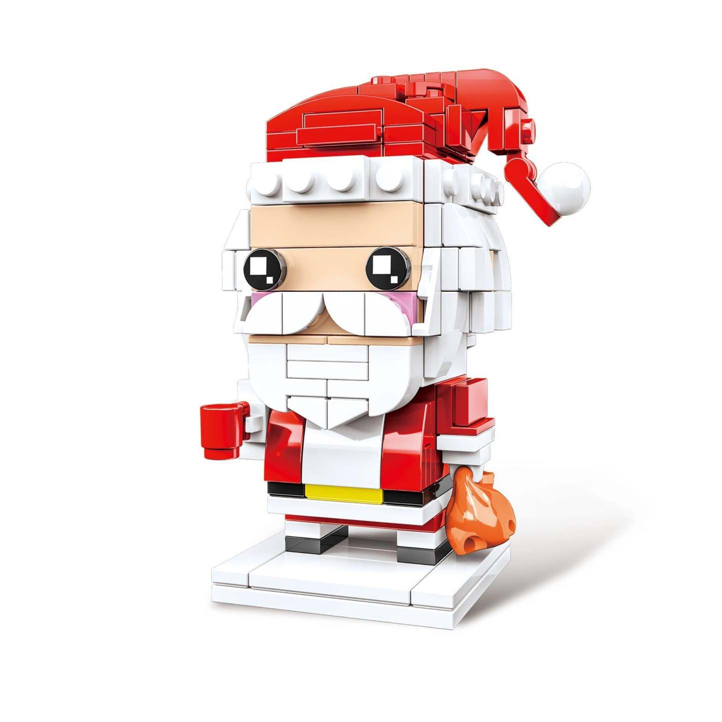 Santa Claus Small Particle Puzzle Building Block Toy Christmas Gifts