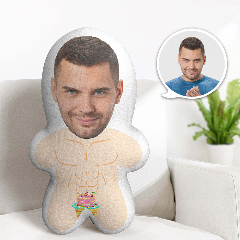 Personalisierte Gesichtspuppe, Sexy Lustiges Männliches Körperkissen, Minime-geburtstagsgeschenke Für Sie, Stofftier - dephotoblanket