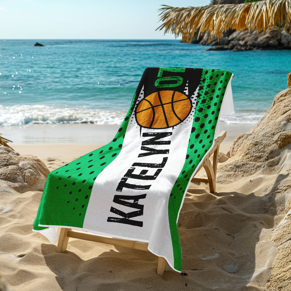 Personalisiertes Bälle-strandtuch Für Strandsport, Perfekte Geschenke - dephotoblanket