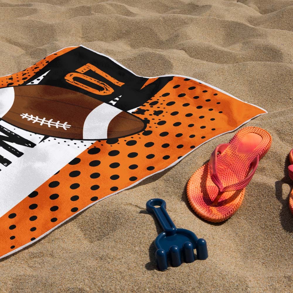 Personalisiertes Bälle-strandtuch Für Strandsport, Perfekte Geschenke - dephotoblanket