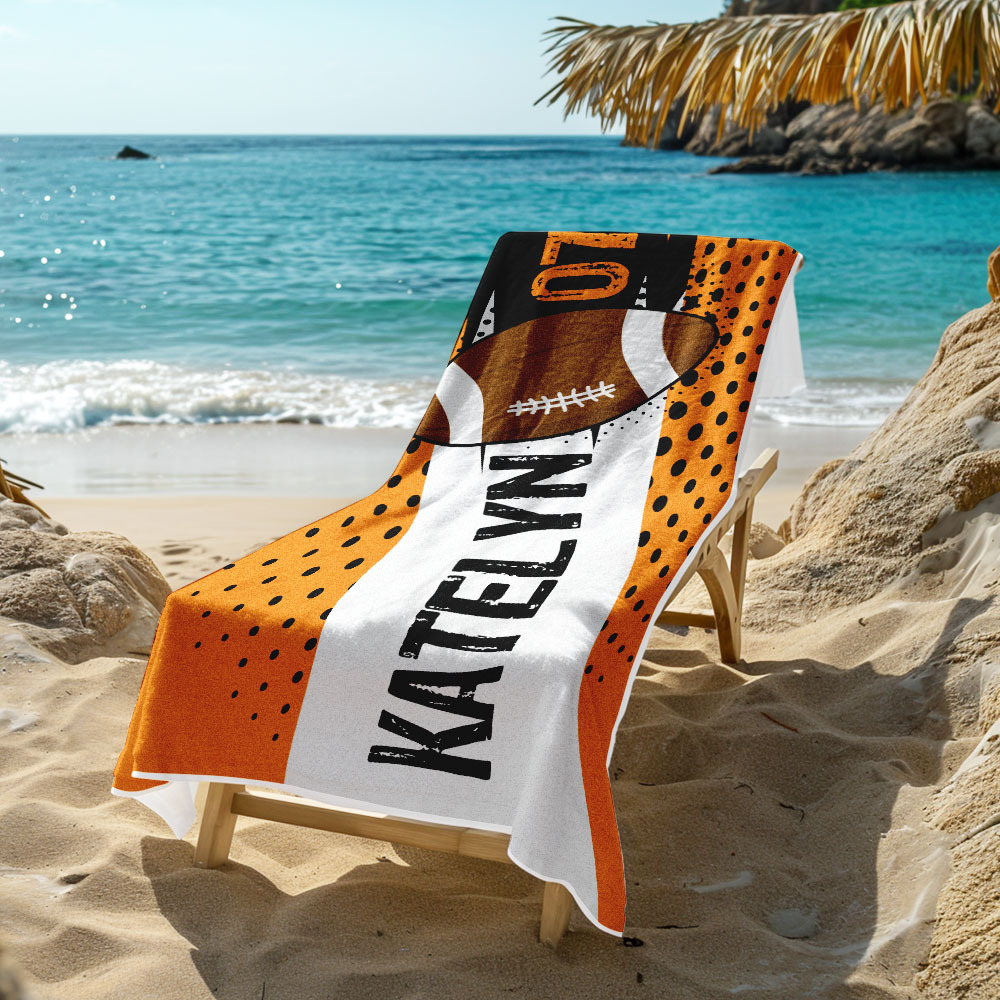 Personalisiertes Bälle-strandtuch Für Strandsport, Perfekte Geschenke - dephotoblanket