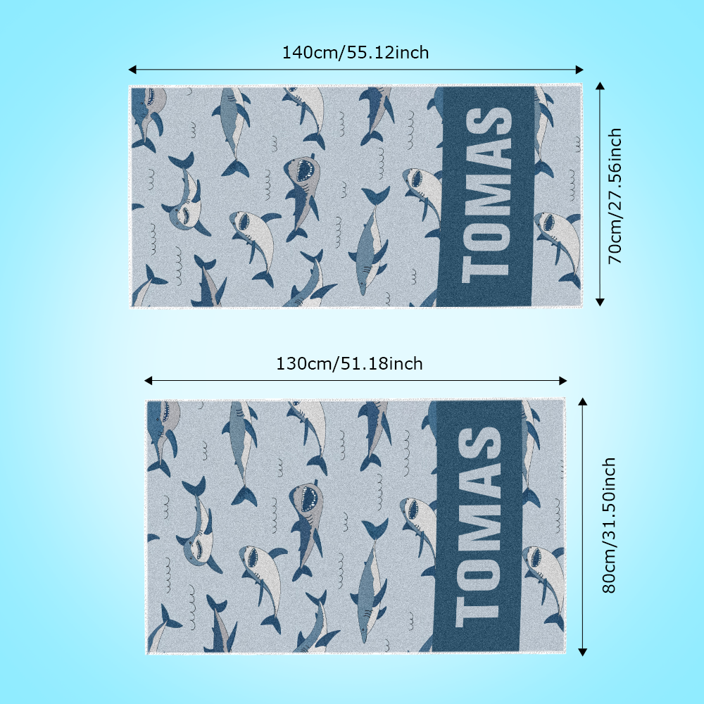 Personalisierte Schöne Strandtücher Für Sommer Und Strand - dephotoblanket