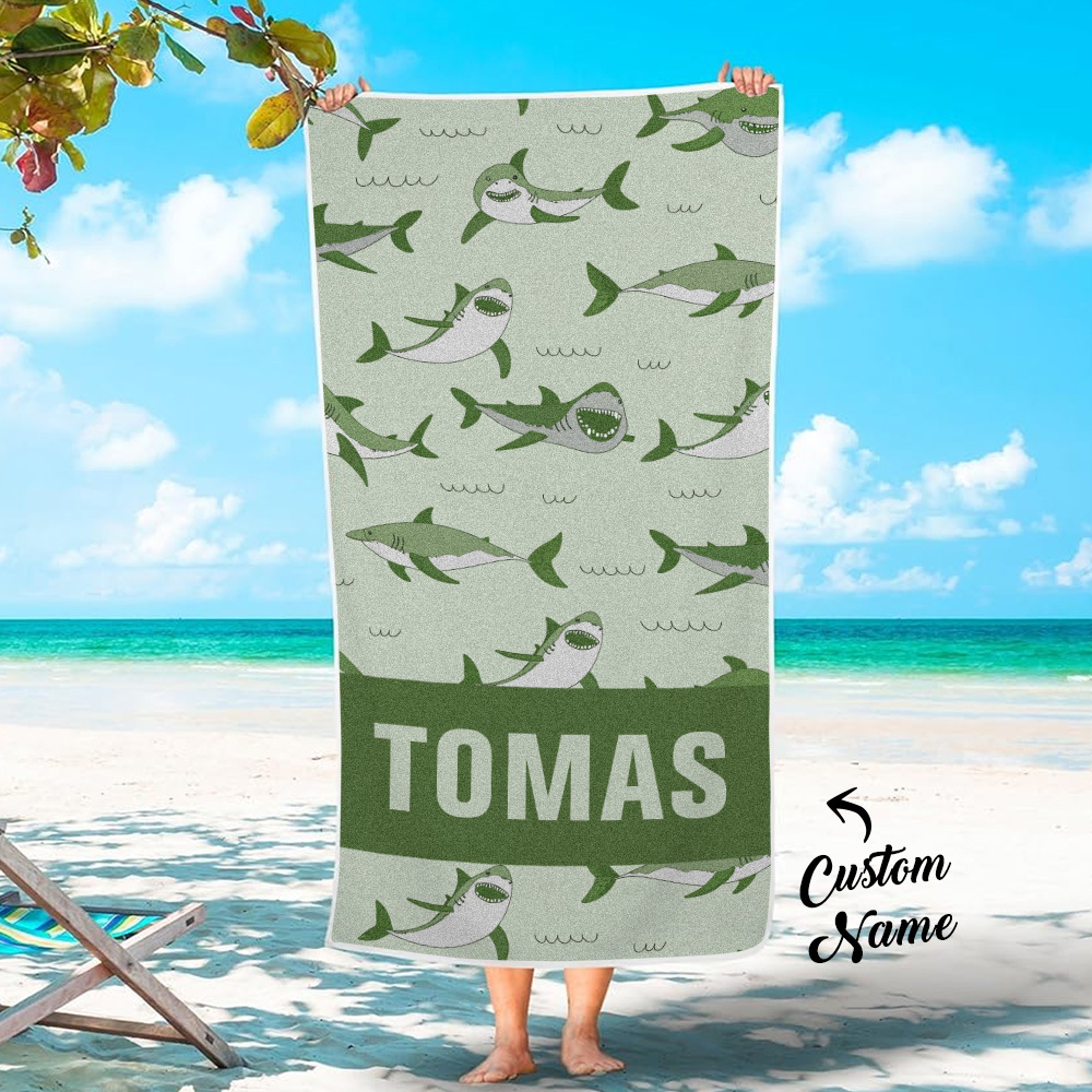 Personalisierte Schöne Strandtücher Für Sommer Und Strand - dephotoblanket