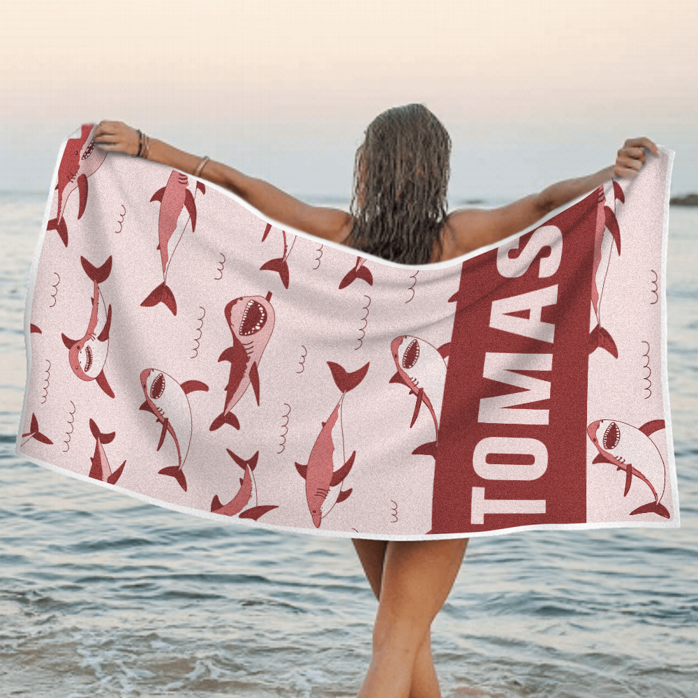 Personalisierte Schöne Strandtücher Für Sommer Und Strand - dephotoblanket