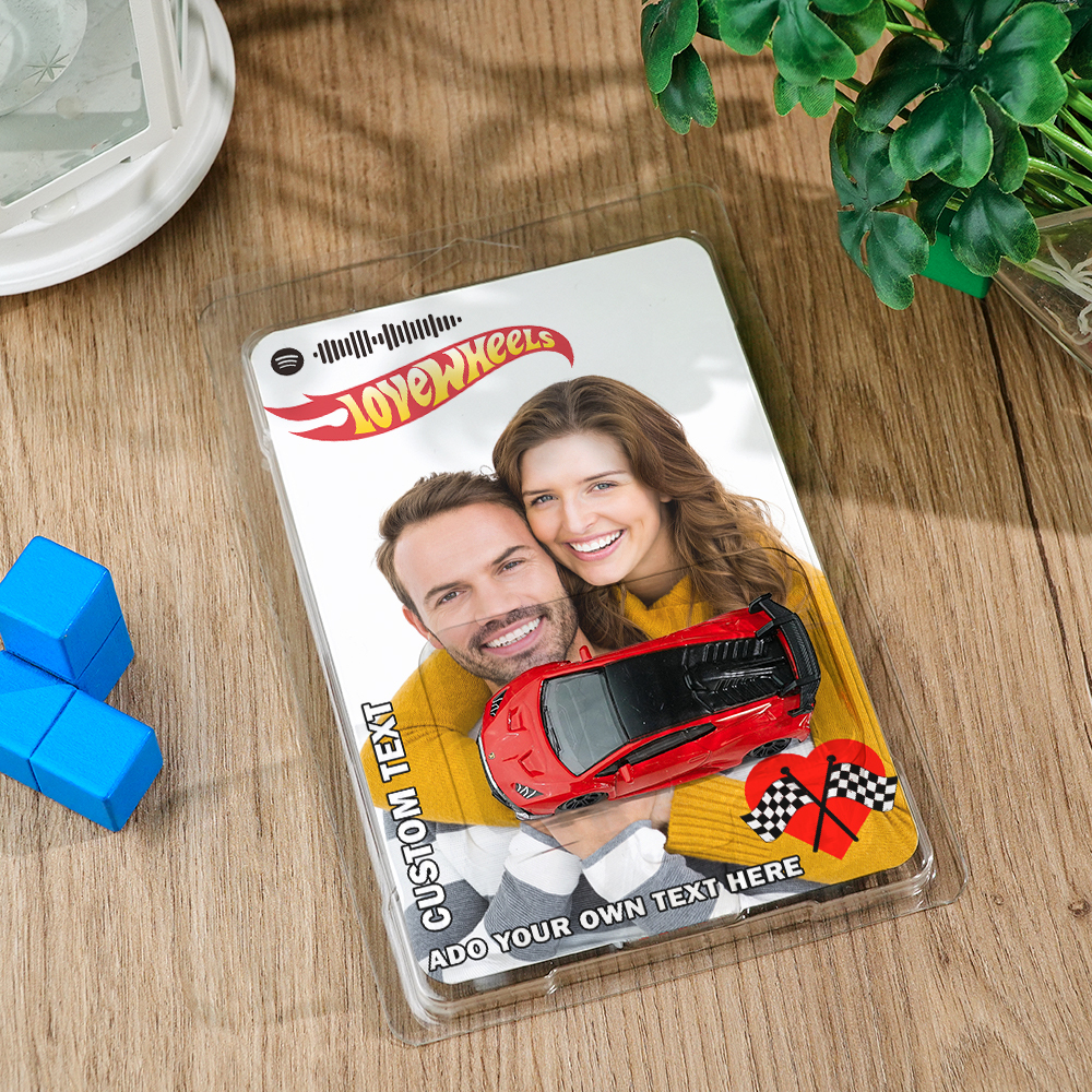 Personalisierte Musik, Hot-wheels-sportwagen, Individuelles Traumauto-spielzeug, Individuelle Verpackungsdesign-optionen - dephotoblanket