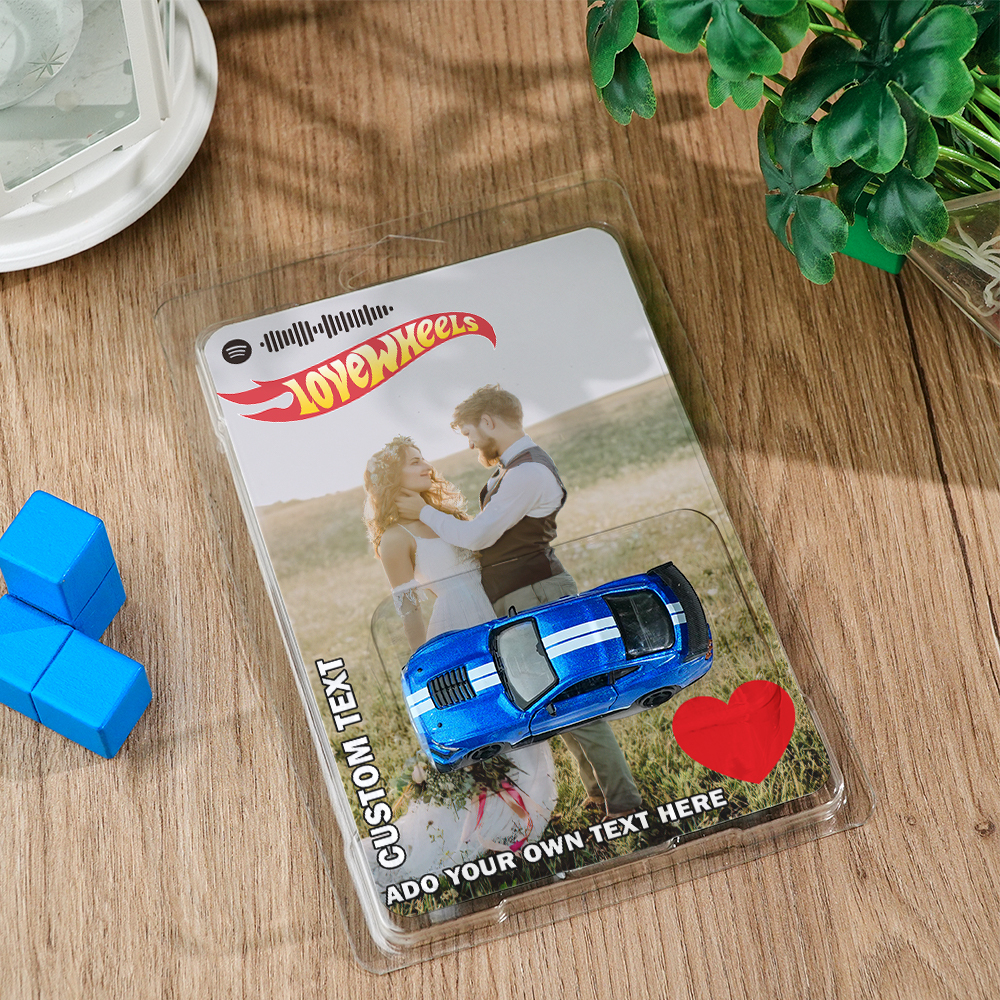 Personalisierte Musik, Hot-wheels-sportwagen, Individuelles Traumauto-spielzeug, Individuelle Verpackungsdesign-optionen - dephotoblanket