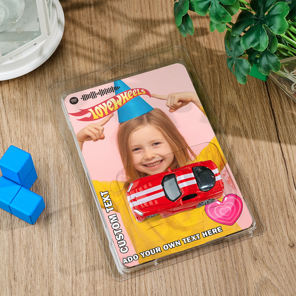 Personalisierte Musik, Hot-wheels-sportwagen, Individuelles Traumauto-spielzeug, Individuelle Verpackungsdesign-optionen - dephotoblanket