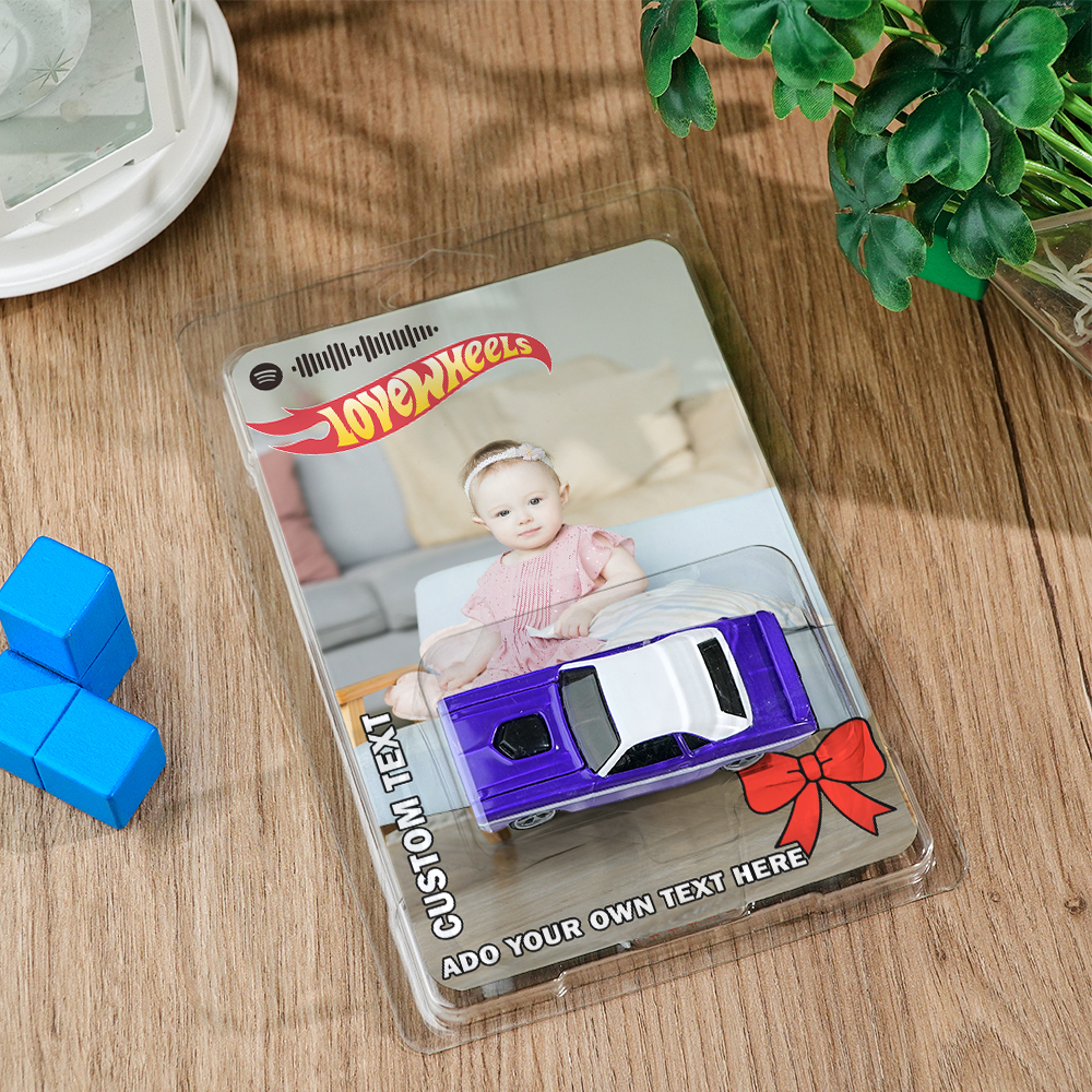 Personalisierte Musik, Hot-wheels-sportwagen, Individuelles Traumauto-spielzeug, Individuelle Verpackungsdesign-optionen - dephotoblanket