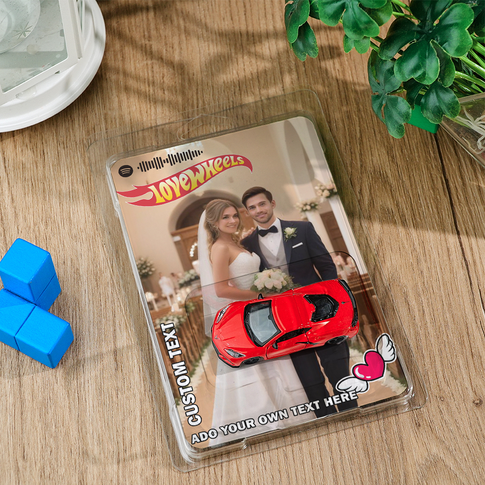 Personalisierte Musik, Hot-wheels-sportwagen, Individuelles Traumauto-spielzeug, Individuelle Verpackungsdesign-optionen - dephotoblanket