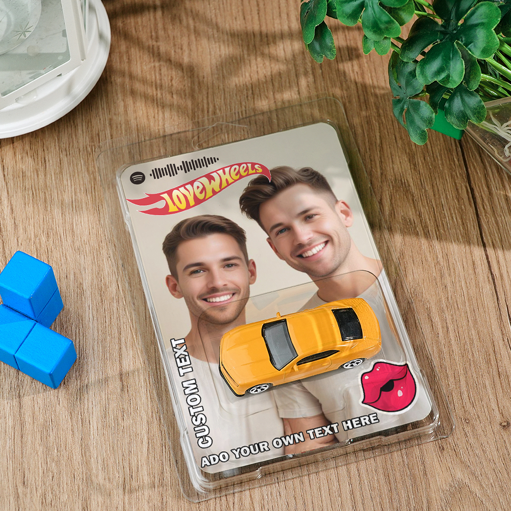 Personalisierte Musik, Hot-wheels-sportwagen, Individuelles Traumauto-spielzeug, Individuelle Verpackungsdesign-optionen - dephotoblanket