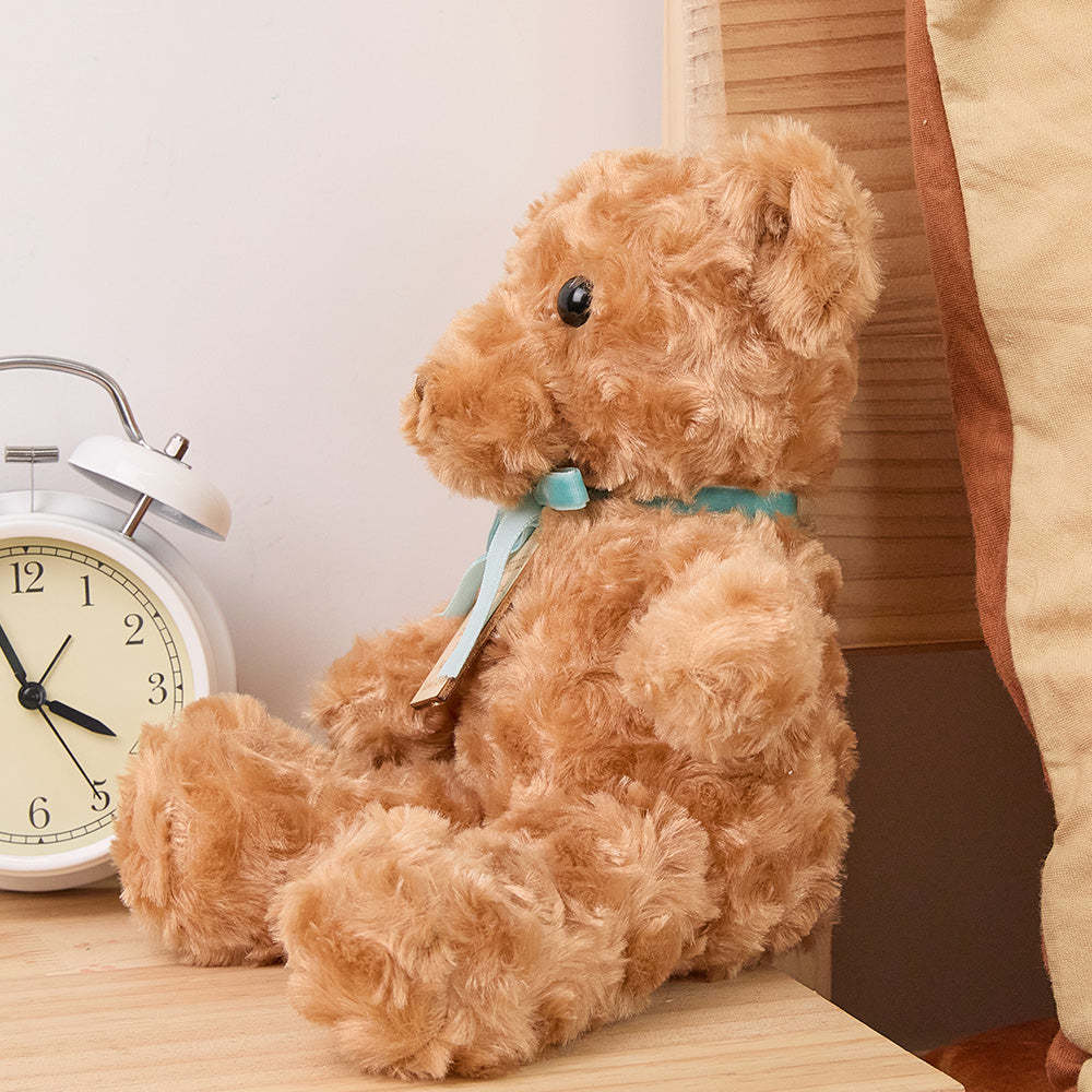 Personalisierte Bären-plüsch-geburtsstatistiken, Kuscheltier-geschenke Zur Geburtsanzeige - dephotoblanket