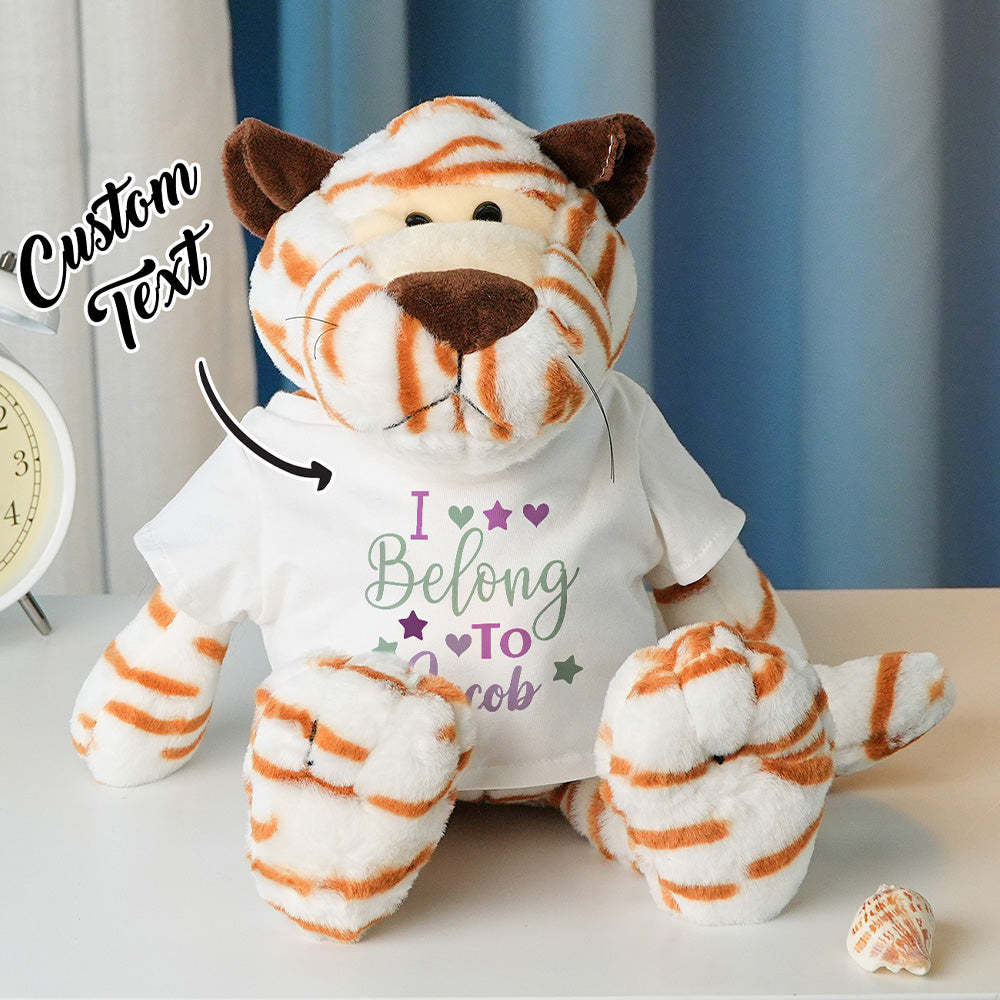 Personalisiertes Tier-plüschtier, Geburtsanzeige, Geschenk Für Die Babyparty - dephotoblanket