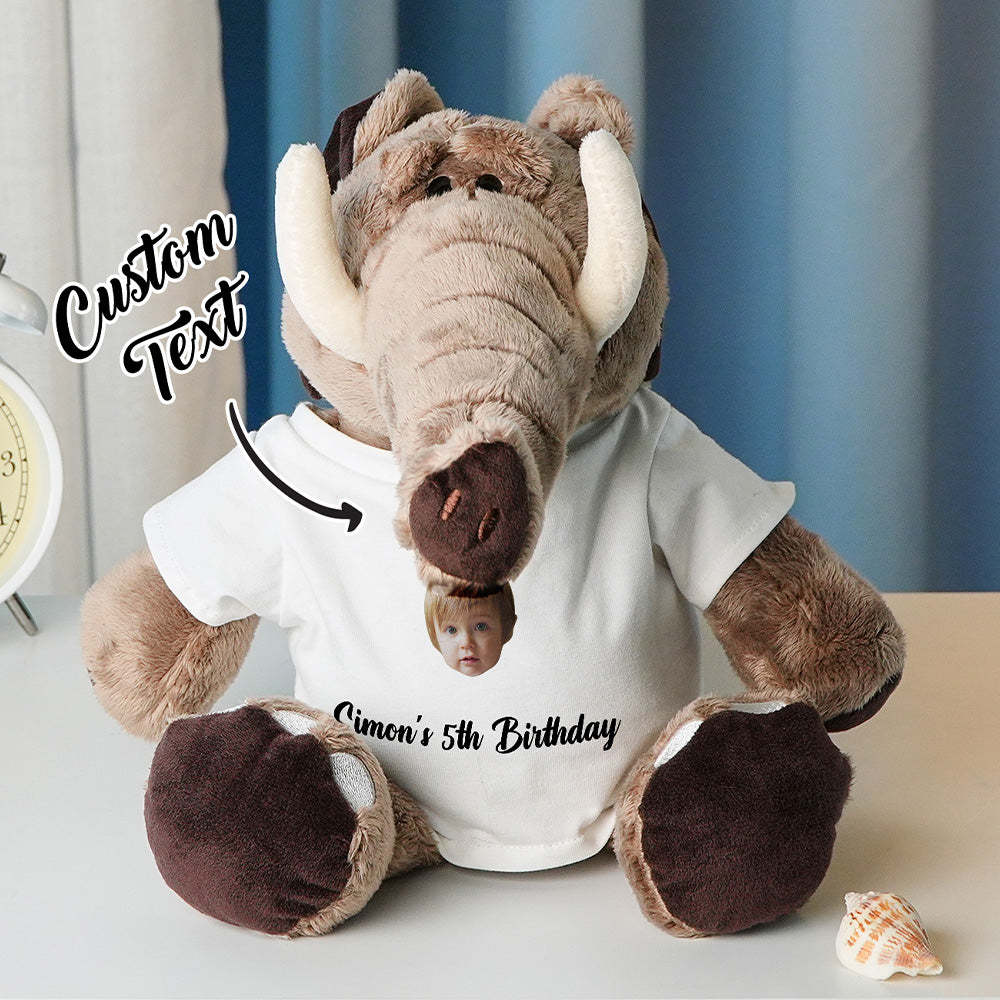 Personalisiertes Tier-plüschtier, Geburtsanzeige, Geschenk Für Die Babyparty - dephotoblanket