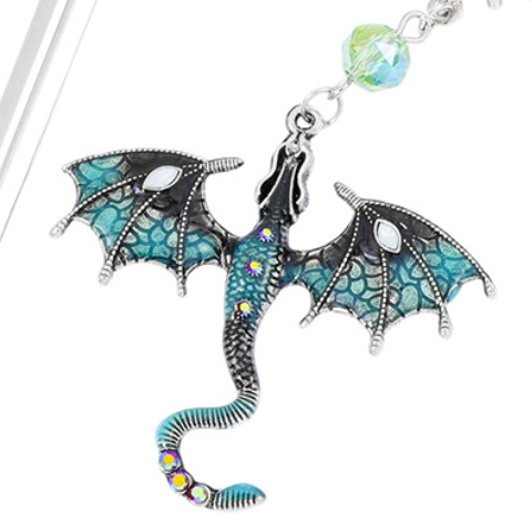 Personalisiertes Lesezeichen Mit Drachenschwert – Personalisierter Name, Fantasy-anhänger Mit Geflügeltem Drachen, Metall, Geschenk Für Buchliebhaber - dephotoblanket