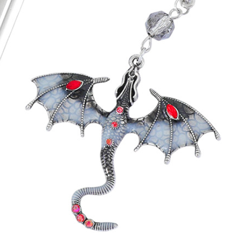 Personalisiertes Lesezeichen Mit Drachenschwert – Personalisierter Name, Fantasy-anhänger Mit Geflügeltem Drachen, Metall, Geschenk Für Buchliebhaber - dephotoblanket