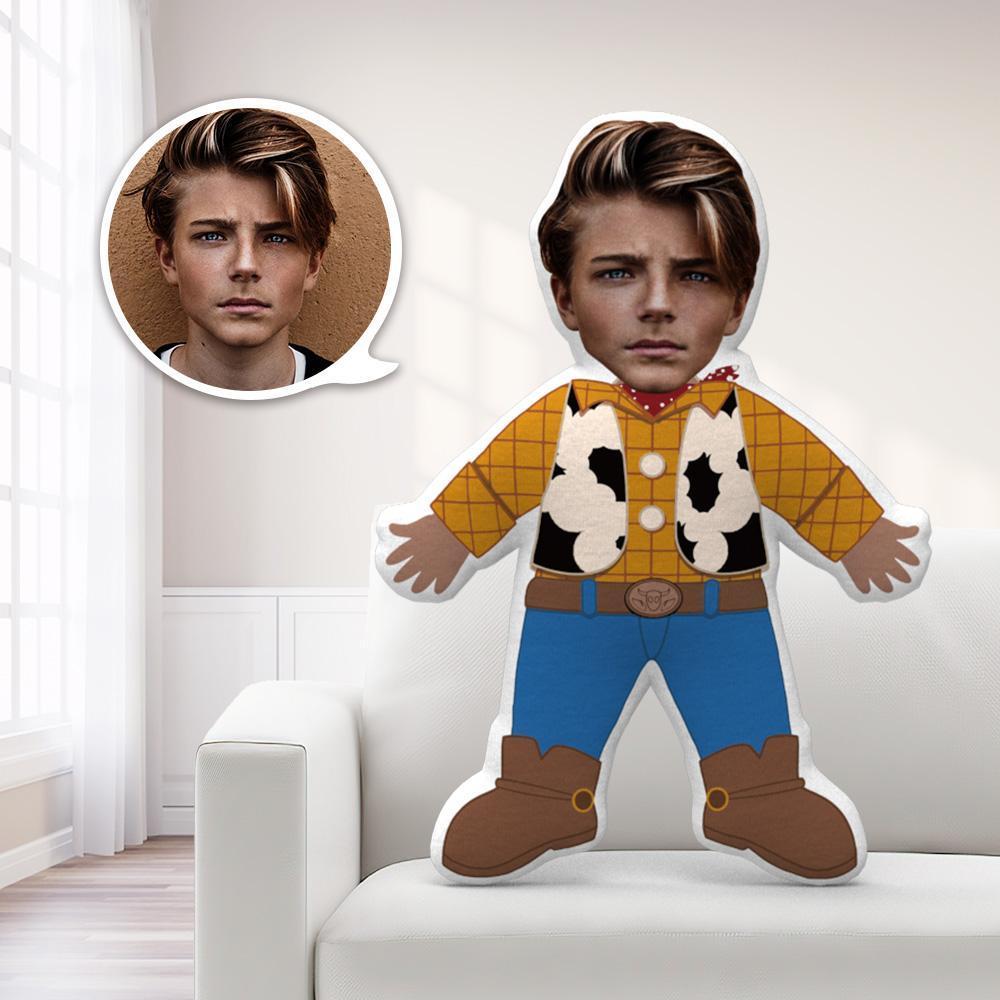 Woody Vater Gesicht Kissen Gesicht Körper Kissen Personalisierte Geschenk